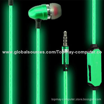 Newest Lighting Electronic Earphones with 20-20kHz Frequency Responses
